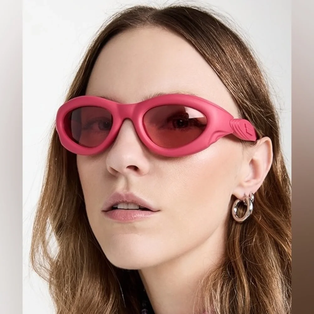 NEW BOTTEGA VENETA BV1162S 001 UNISEX PINK SUNGLASSES BOTTEGA VENETA